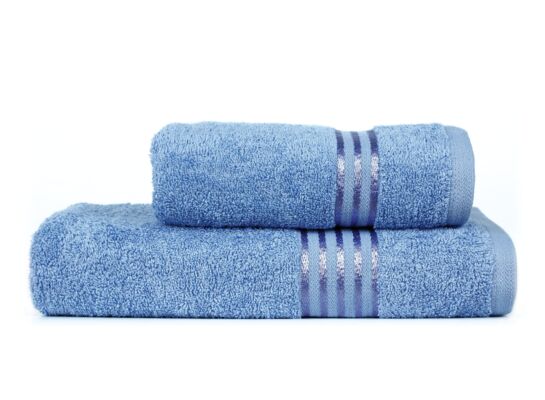 Ręcznik kąpielowy, bawełniany 50 x 90, niebieski