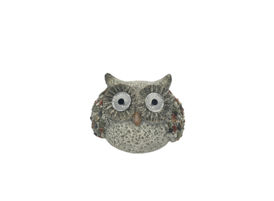 Lampa solarna figura sowa 11,5 cm 