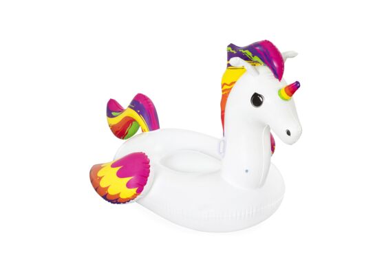 Materac dmuchany jednorożec biały 224 x 164 cm Bestway