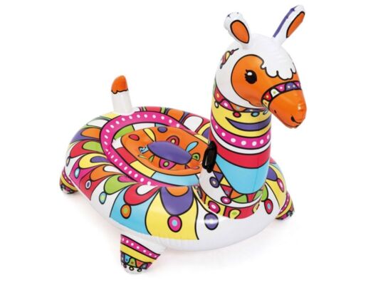 Materac dmuchany lama biały 193 cm Intex