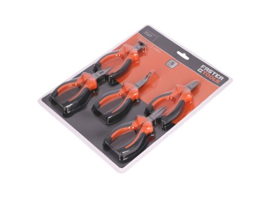 Szczypce mini - komplet 5 szt. FASTER TOOLS