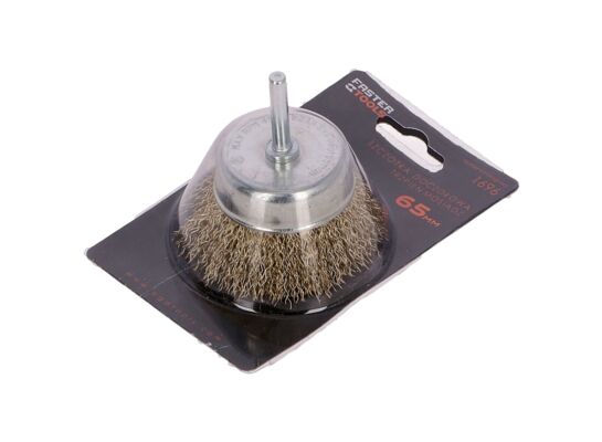 Szczotka doczołowa trzpień - mosiądzowana 65 mm FASTER TOOLS