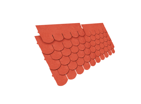 Gont bitumiczny IZOHAN - ETA Karpiówka 800 czerwona 3 m² IZOHAN