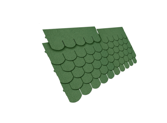 Gont bitumiczny IZOHAN - ETA Karpiówka 800 zielona 3 m² IZOHAN