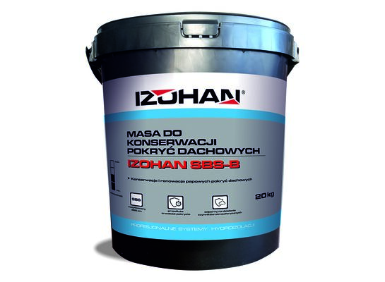 Masa do konserwacji pokryć dachowych SBS-B 20 kg Izohan