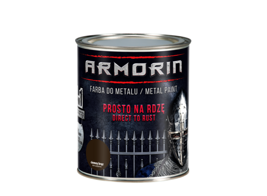 Farba antykorozyjna Armorin ciemny brąz 0,75 l