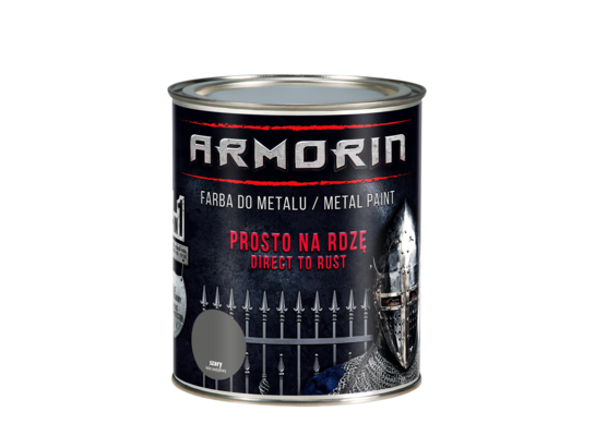 Farba antykorozyjna Armorin szary 0,75 l
