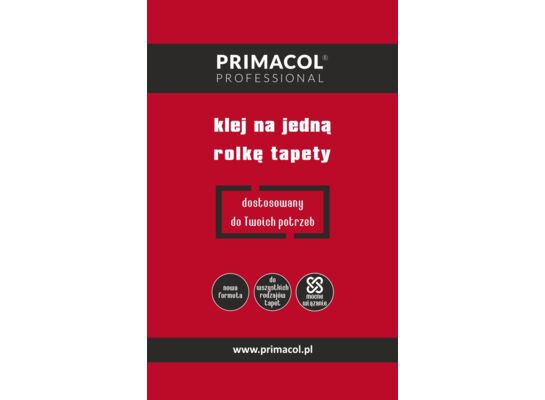 Klej do tapet Primacol NA JEDNĄ ROLKĘ