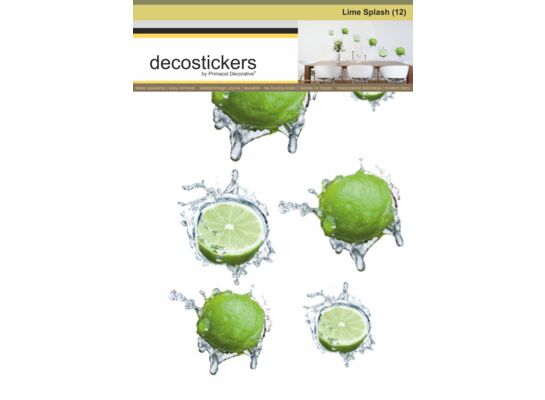 Naklejka dekoracyjna Decostickers Lime splash 49 Primacol Decorative