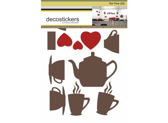 Naklejka dekoracyjna Decostickers Tea time 22 Primacol Decorative