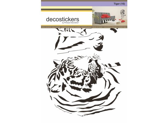 Naklejka dekoracyjna Decostickers Tiger 10 Primacol Decorative