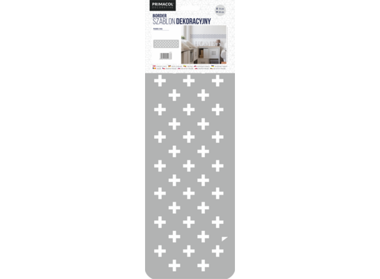 Szablon border nr 143 Pluses Primacol Decorative