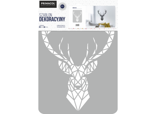 Szablon XXL nr 94 "Deer" Primacol Decorative