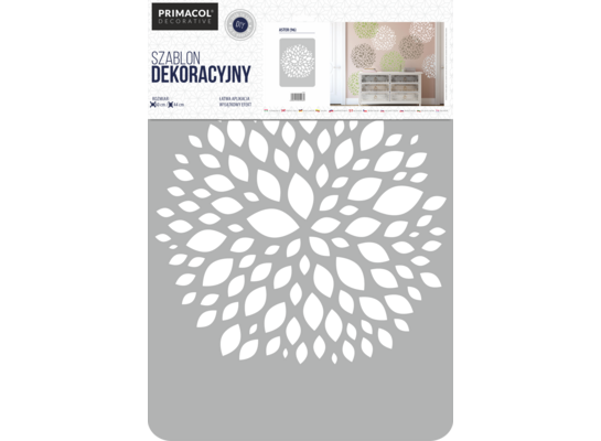Szablon XXL nr 96 "Aster" Primacol Decorative