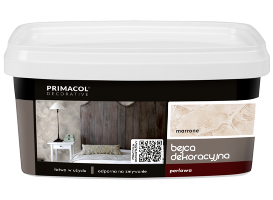 Bejca dekoracyjna perłowa Marrone 1 l Primacol Decorative