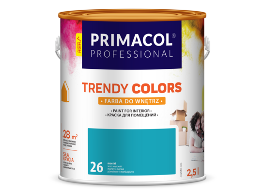 Farba Trendy Colors morski (26) 2,5 l Primacol Professional