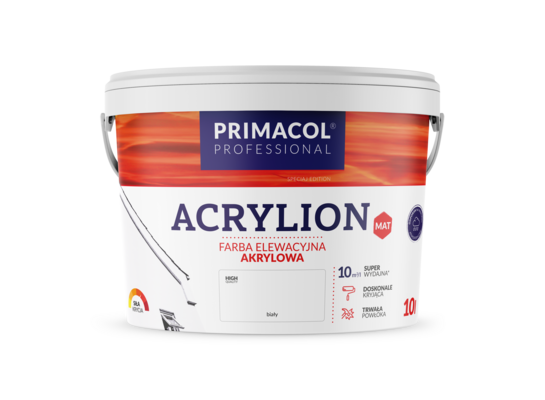 Farba elewacyjna Acrylion 10 l Primacol Professional