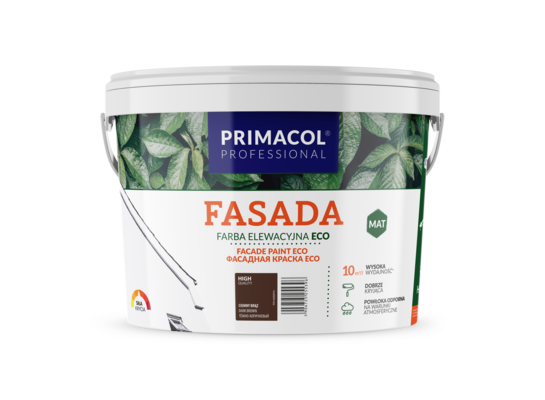 Farba elewacyjna Fasada ECO ciemny brąz 1 l Primacol Professional