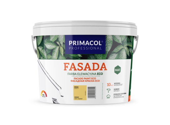 Farba elewacyjna Fasada ECO miodowy 10 l Primacol Professional