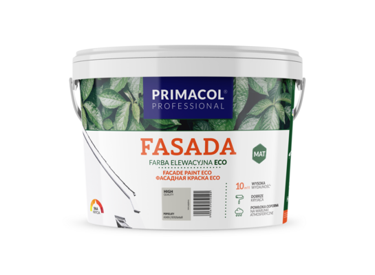 Farba elewacyjna Fasada ECO popielaty 10 l Primacol Professional
