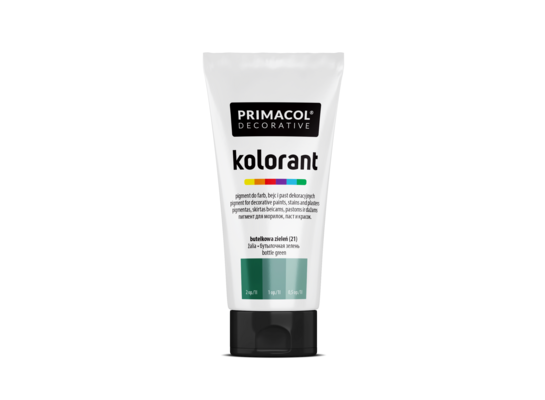 Kolorant butelkowa zieleń 40 ml Primacol Decorative