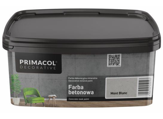 Farba betonowa Mont Blanc 8 kg Primacol Decorative