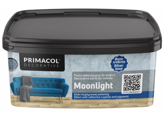 Farba dekoracyjna Moonlight Baza srebrna 1 l Primacol Decorative