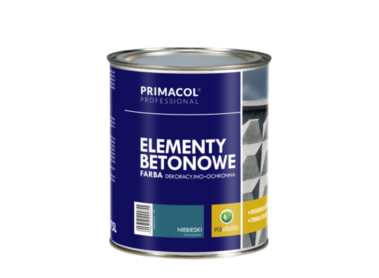 Farba do elementów betonowych niebieski 0,75 l Primacol Professional