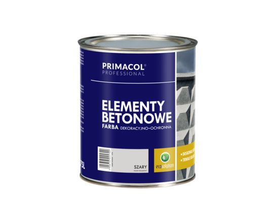 Farba do elementów betonowych szary 0,75 l Primacol Professional