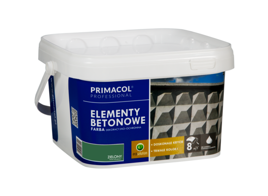 Farba do elementów betonowych zielony 2,5 l Primacol Professional