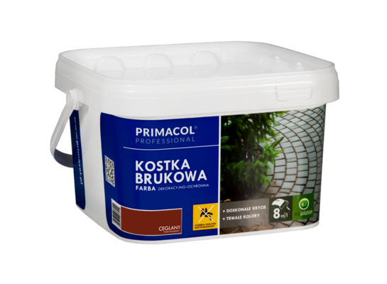 Farba do kostki brukowej ceglany 2,5 l Primacol Professional