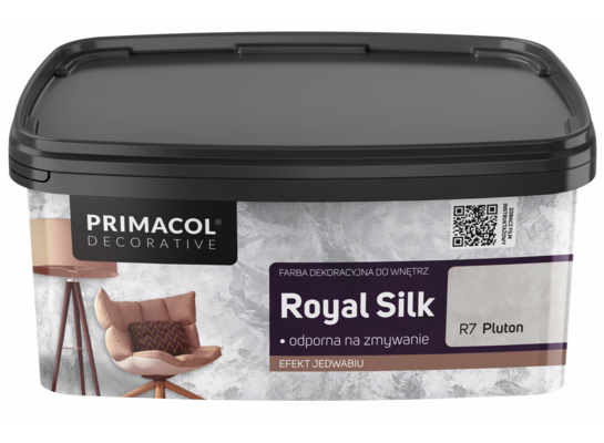 Farba dekoracyjna Royal Silk Pluton R7 1 l Primacol Decorative