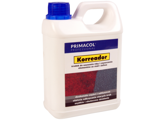 Środek do usuwania rdzy Korreador 1 l Primacol Professional