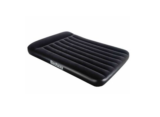 Dmuchany materac flokowany dwuosobowy z pompką 191 x 137 x 30 cm Bestway