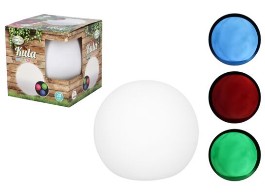 Lampa solarna - kula ledowa 20 cm 