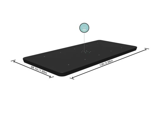 Pokrywa na basen 404x201x100 cm Bestway