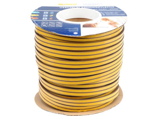 Uszczelka EPDM typ P brąz 100 m