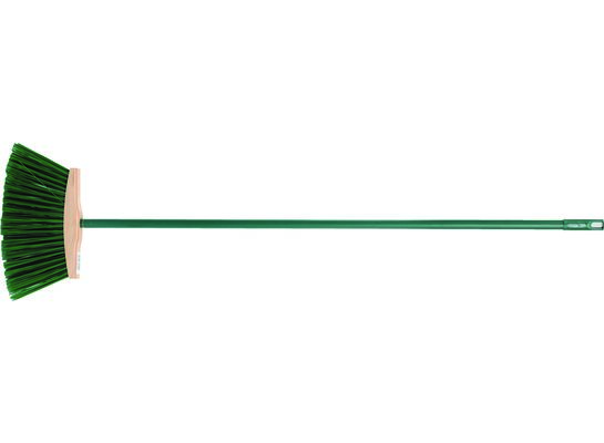 Miotła z długim włosiem oprawiona