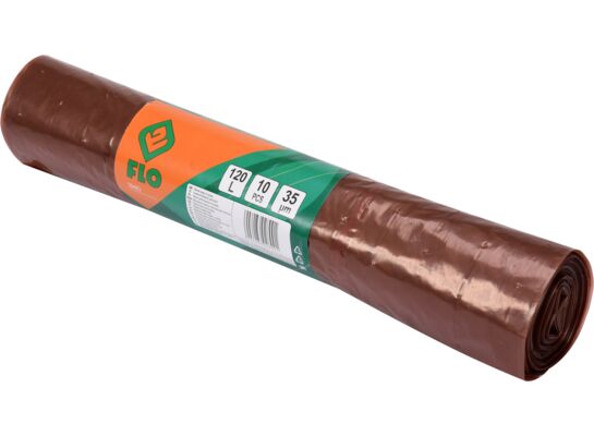 Worki perforowane na trawę 120 l 10 sztuk