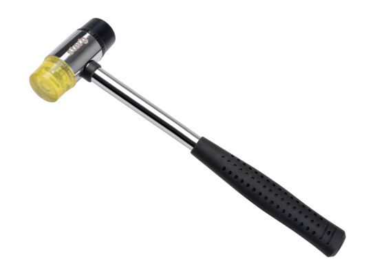 Młotek blacharski 320 g guma-plastik trzonek metalowy Drel