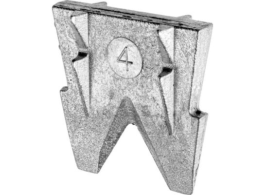 Klin metalowy do siekier i młotków nr 4 zestaw 3 szt. Drel 