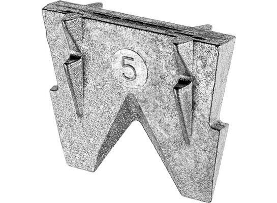 Klin metalowy do siekier i młotków nr 5 zestaw 3 szt. Drel 