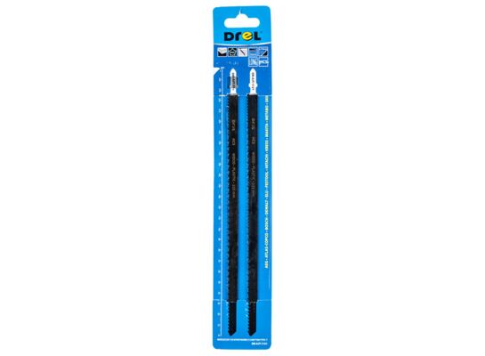 Brzeszczot do wyrzynarek z chwytem typu "T" drewno/plastik 225 mm zestaw 2 szt. Drel