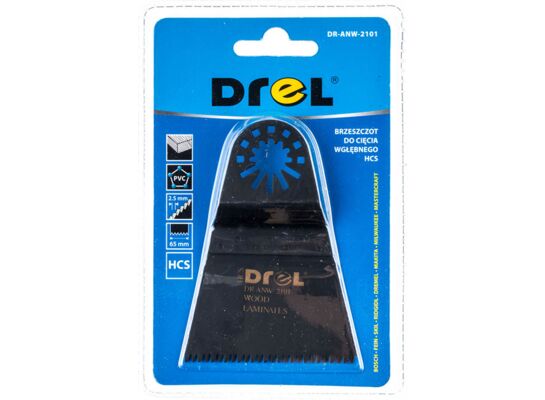 Brzeszczot do cięcia wgłębnego HCS 65 mm Drel