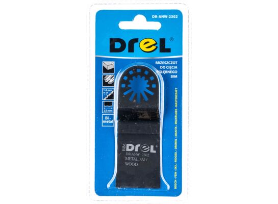 Brzeszczot do cięcia wgłębnego BIM 33 mm Drel