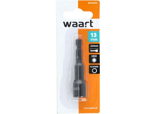 Nasadka typ "Farmer" z magnesem 13,0 x 65 mm Waart