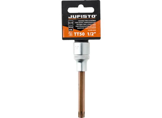 Nasadka Torx wewnętrzny z otworem TT50 x 100 mm 1/2'' Jufisto
