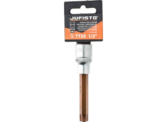 Nasadka Torx wewnętrzny z otworem TT55 x 100 mm 1/2'' Jufisto