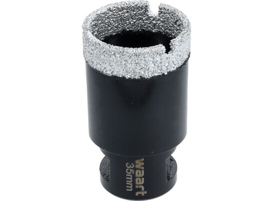 Otwornica z nasypem diamentowym 35 mm M14 diament lutowany Jufisto