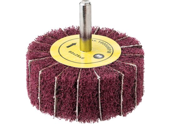 Ściernica trzpieniowa listkowa 63,5 x 6 mm P60 Drel